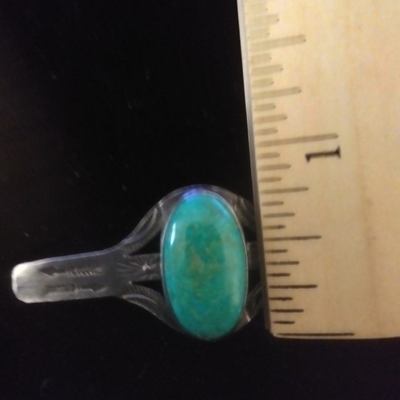 Navajo Turquoise Broach - Picture 4 of 5
